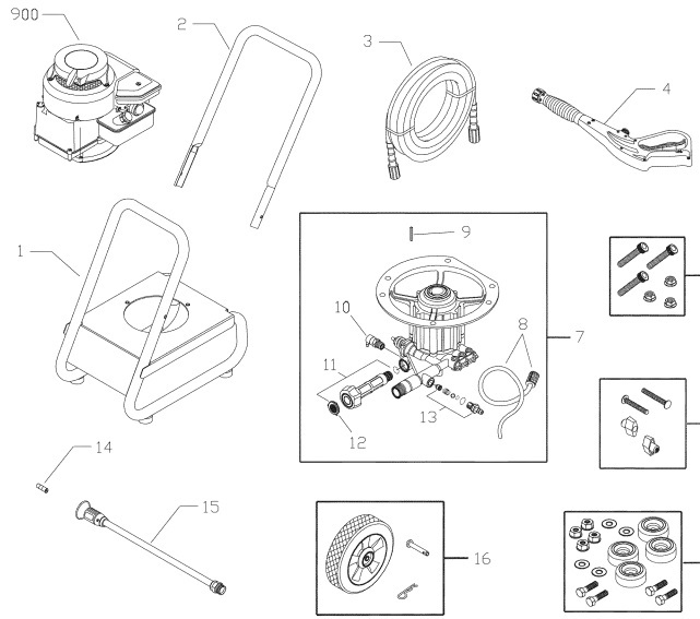 Sears & Craftsman Pressure Washer model 580676620 replacement parts and